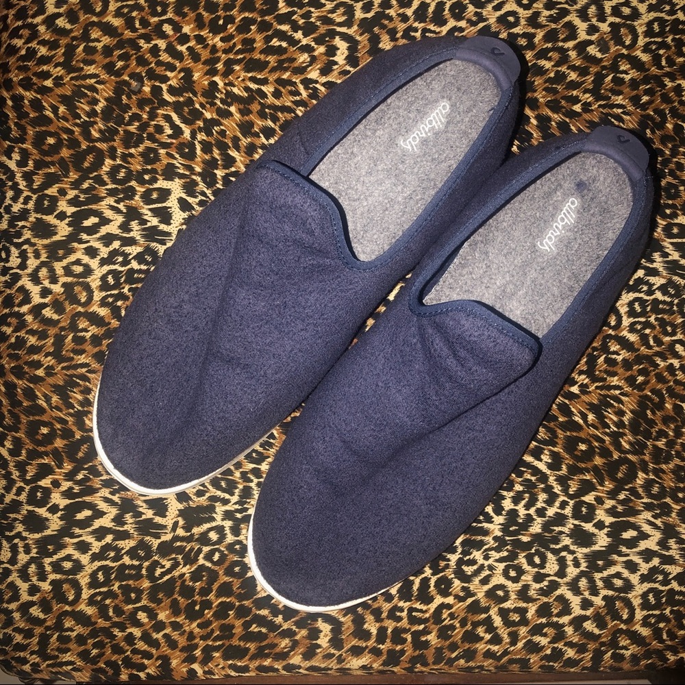 Men’s Navy Blue Allbird’s Wool Loungers-12